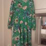Green Floral Dress Image 2