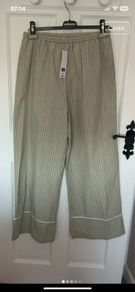 trousers Bnwt wide leg trousers size 12 stripe