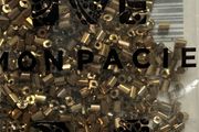 Beads 20g metallic gold in bag