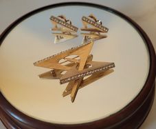 Vintage "coro" brooch & earring set