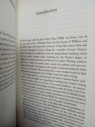 The Wilde Legacy Edited by Eilean Ni Chuilleanain (HQ896)