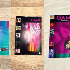 Retro Game Retail Catalogues 90s 1996, 1997, 1998