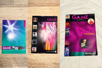 Retro Game Retail Catalogues 90s 1996, 1997, 1998