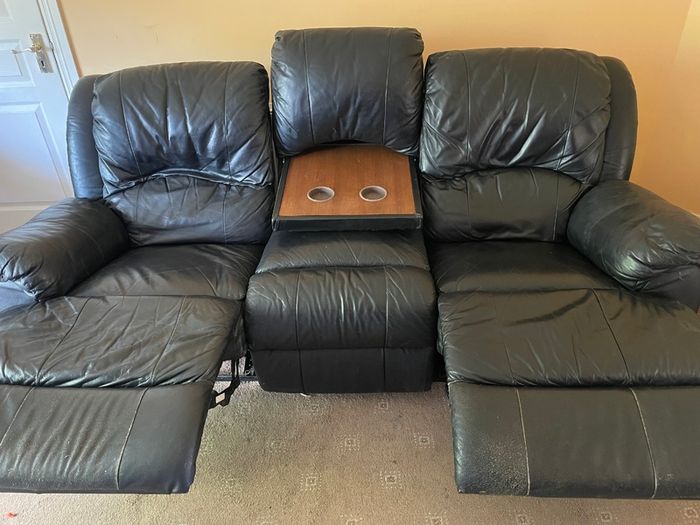 Leather sofa