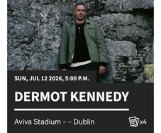 Dermot Kennedy tickets sale or swap