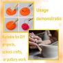 21 Pcs Clay Tools Sculpting Set Suitable for Air Dry Modeling Potter Beginners and DIY Pottery, Clay Sculpting Tools Ceramics for Sculpey Sculpting and Crafting and Carving, Shaping, Embossing Image 4