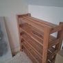 Wooden shelving unit shoe unit Image 3