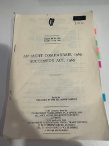 FE1 Property Law Succession Act 1965