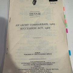 FE1 Property Law Succession Act 1965