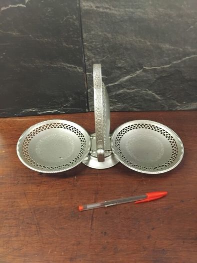 Cake Stand and vintage Sugar Sifter