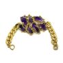 Vintage brutalist amethyst bracelet Image 4