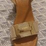 Gold block sandals Image 2
