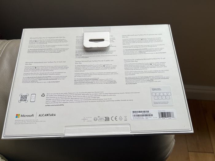Surface Pro 12-inch Keyboard with Slim Pen