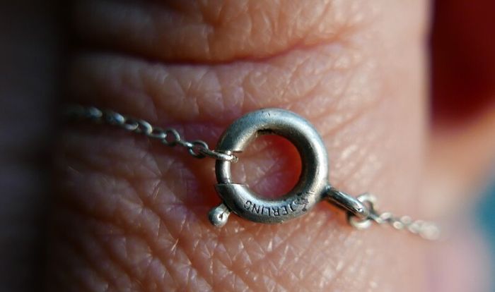 Vintage Sterling Silver 925 Necklace with Pearls 2,7g
