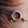 Vintage Sterling Silver 925 Necklace with Pearls 2,7g Image 5