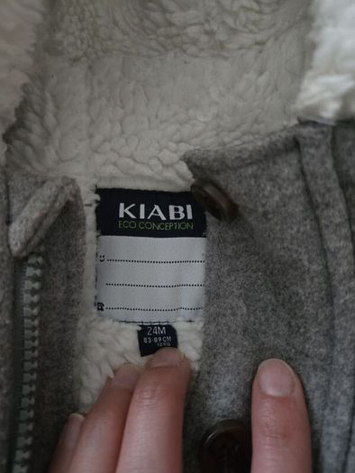 Warm neutral baby/toddler coat size 2