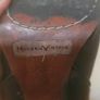 Black Leather High Heeled Knee High Boots by Modern Vintage Size EU 40 US 10 UK 7 Image 8