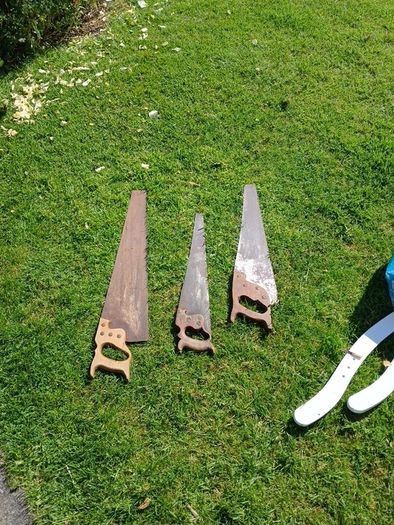 3 Antique hand  saws