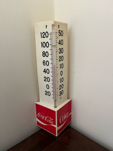 Coca Cola 1970's Thermometer New