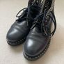 Dark Navy leather ankle boots Marco Moreo Size 38 Image 9