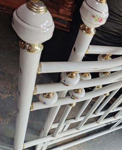 Single Bed Metal Headboard