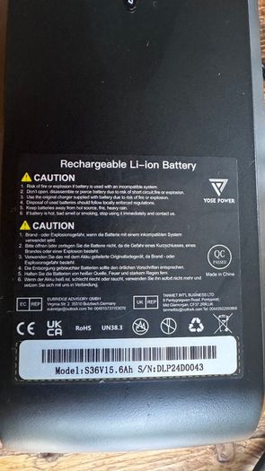 Yose Power, Li-ion Battery for E-Bike