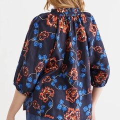 Tucker silk blouse