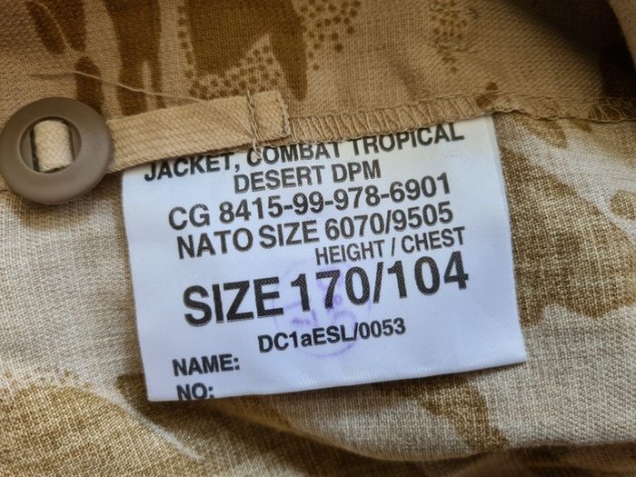 Jacket Shirt long sleeve combat camo tropical desert army hunting fishing