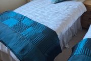 Standard Single Bed Setup with Built-In Pull-Out Storage Drawers
