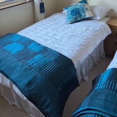 Standard Single Bed Setup with Built-In Pull-Out Storage Drawers