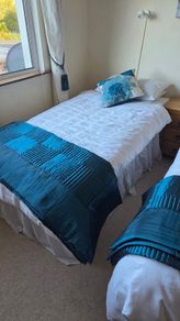 tandard Single Bed Setup with Underbed Sliding Door Storage