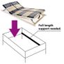 Slatted Bed Base with 42 Slats 7 Zones 120x200 cm Image 5
