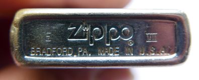 Vintage Zippo Lighter Bradford, PA, USA.