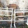 Vintage 19th Century White Painted Mahogany Towel Stand, C1880 (30 each) Image 8