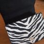 Zebra Print Shoulder Bag with Adjustable Chain Strap Image 8