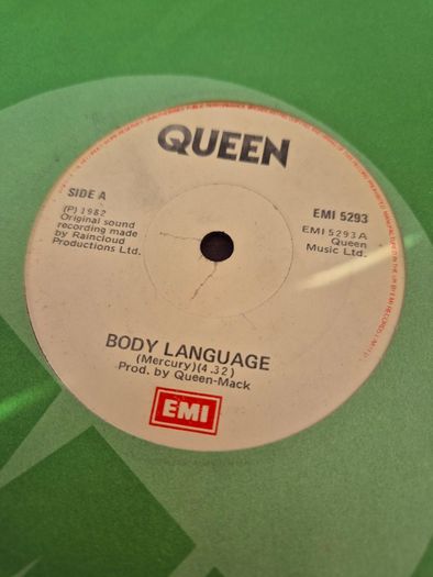 Queen - Body Language 1982 Irisg pressing. EX condition