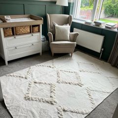 Large Boho Wool Rug