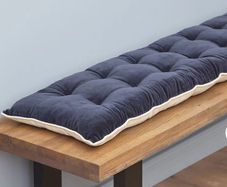 Meadows and Byrne Bench Pads x 2 in navy