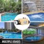 2KW Swimming Pool Heater 220V SPA Electric Water Heater with Thermostat for 48mm/50mm Pools Image 4