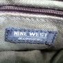 NINE WEST Brown/Cream Leaf Print Bag with Mirror Image 7