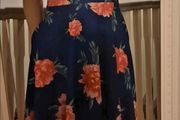 Emily &amp; Me Navy Floral Dress
