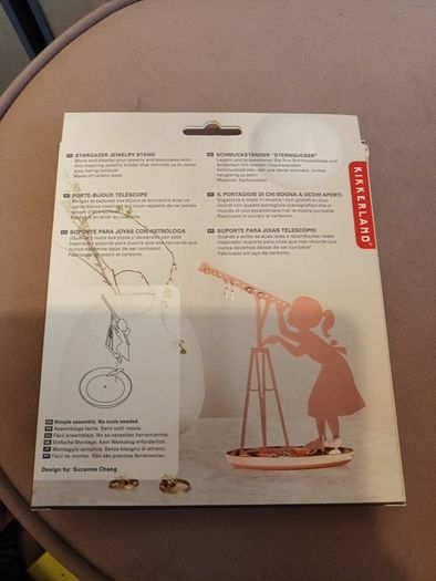 Rose gold jewellery stand