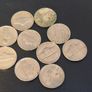 1948-1994 10 x US 5 Cent Coins Nickels Jefferson Lot Image 2