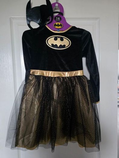Batgirl Halloween Costume New 7-8Y