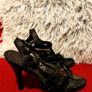 Elegant Black Strappy Heels Size UK 5 / EUR 38 Image 2
