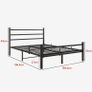 Double Bed Frames with Headboard and Footboard Heavy Duty Foundation Image 6