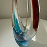 Vintage Art Glass Basket Bowl - Hand Blown Image 3