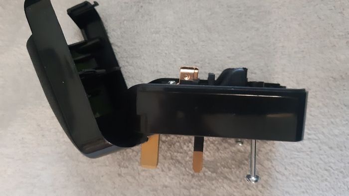 Plug Socket Adapter Type E/F (Schuko) to Type G (UK/IRE) Black