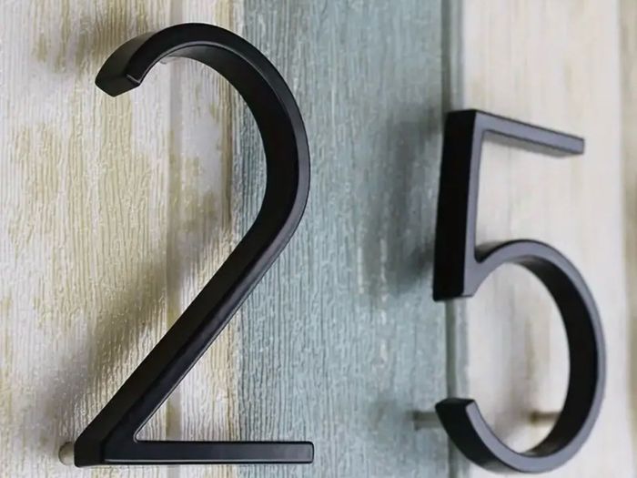House number 0 - 9