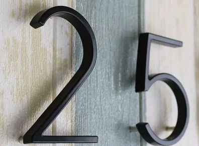 House number 0 - 9